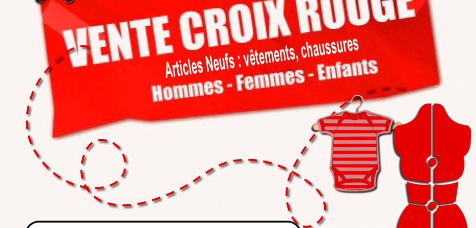 Affiche vente Croix rouge 060216