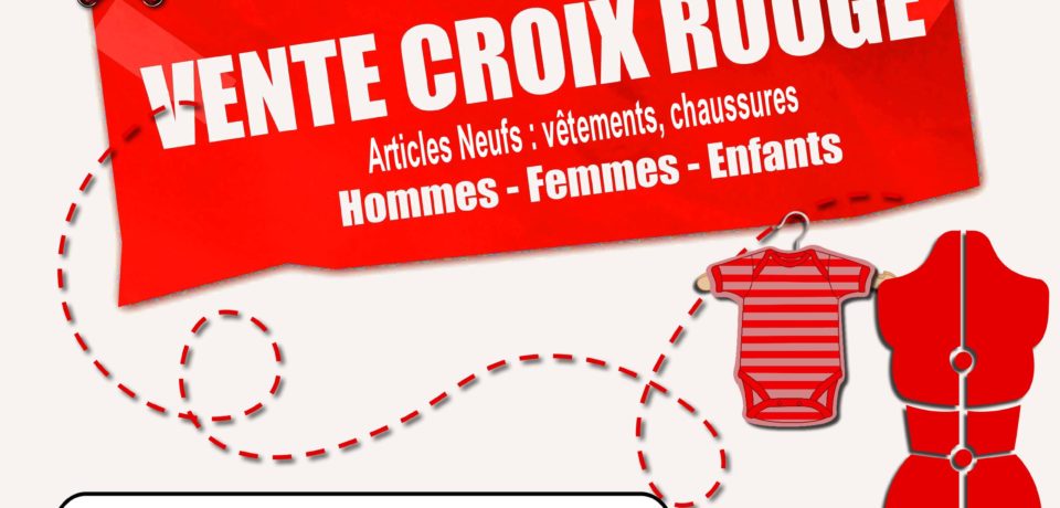 Affiche vente Croix rouge 070516