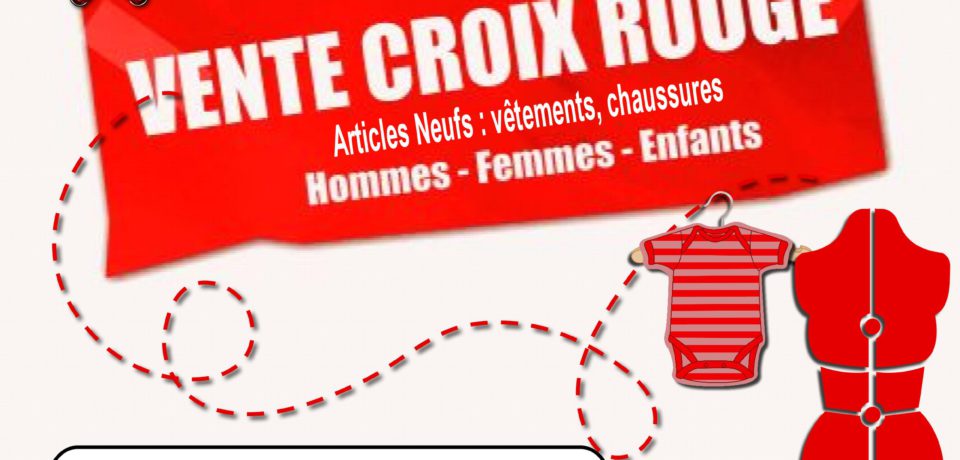 Affiche vente Croix rouge 040217